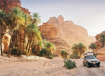 Off-roading in Saudi Arabia