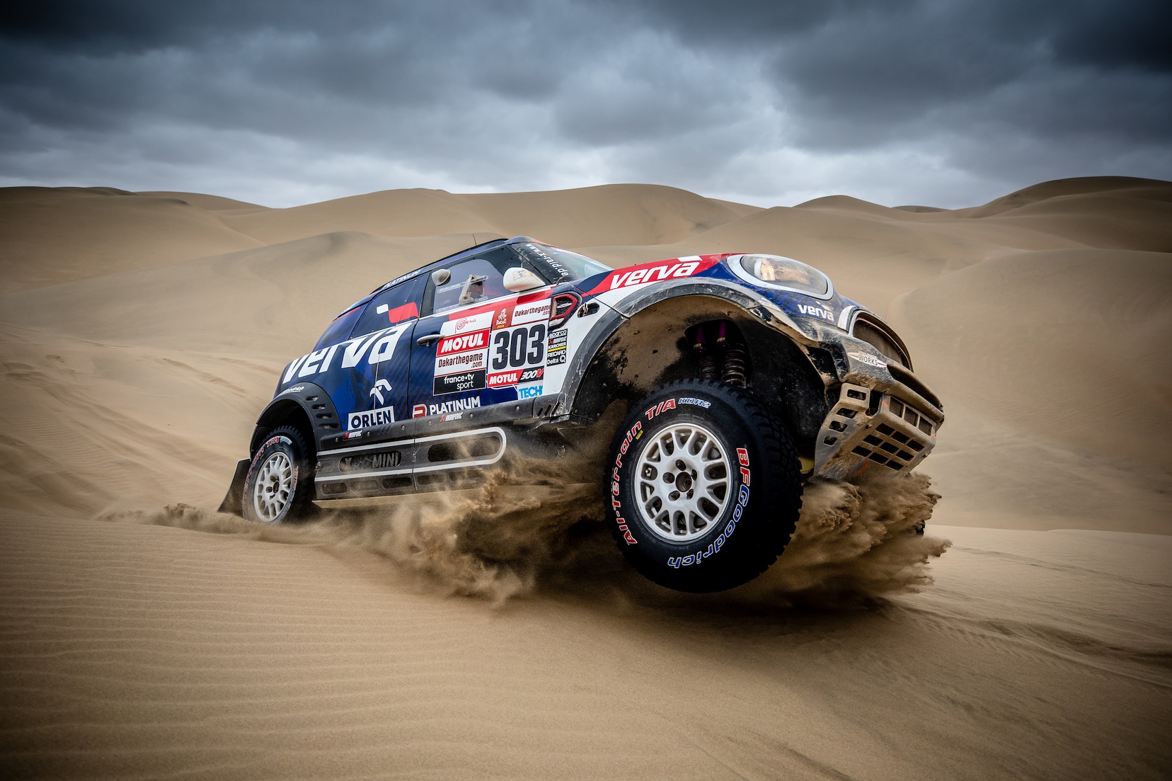 Mini takes top three spots on first day of 2020 Dakar